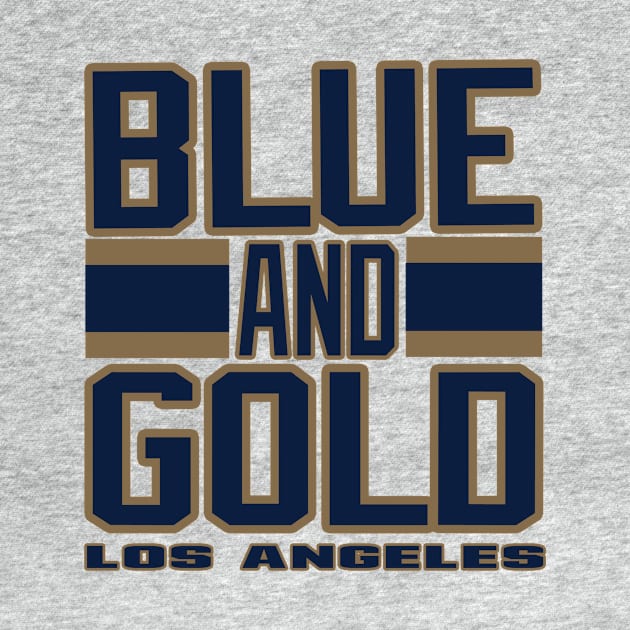 Los Angeles LYFE Blue and Gold True Football Colors! by OffesniveLine